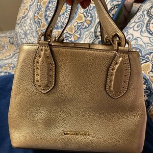 Michael Kors Gold mini tote